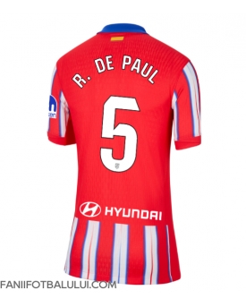Atletico Madrid Rodrigo De Paul #5 Tricou Fotbal Replică 2024-25 Femei Acasa